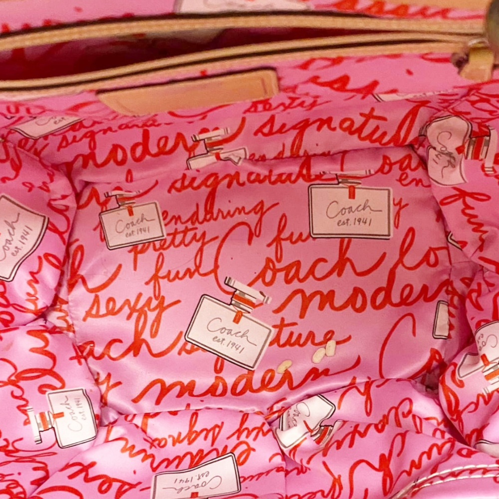Coach Vintage Limited Edition Jasmine XL Straw Tote Bag | NWT - Picture 14 of 15
